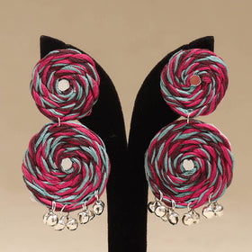 Multicolor - Zareen Ghungroo Work Thread Earrings