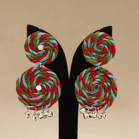 Multicolor - Ruhi Ghungroo Work Thread Earrings