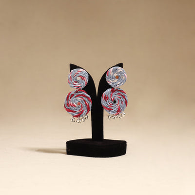 Multicolor - Afiya Ghungroo Work Thread Earrings