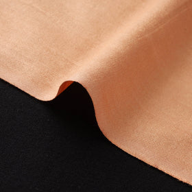 Orange - Vidarbha Tussar Silk Handwoven Plain Fabric 03