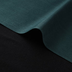 Green - Vidarbha Tussar Silk Handwoven Plain Fabric 02