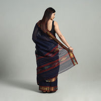 Mercerised Cotton Ikat Zari Border Dharwad Saree 33