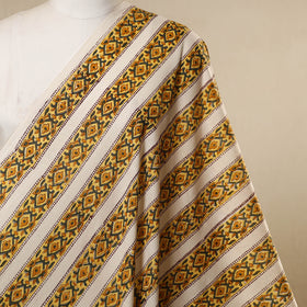 Yellow - cotton sanganeri fabric 13 - handcrafted