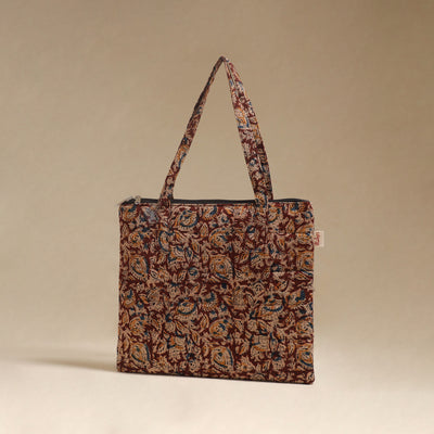 Maroon - Quilted Fabric Handcrafted Handbag 14
