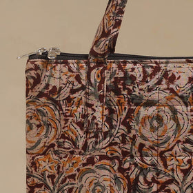 Maroon - Quilted Fabric Handcrafted Handbag 17