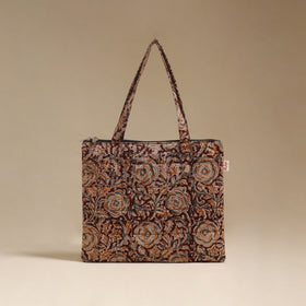 Maroon - Quilted Fabric Handcrafted Handbag 17