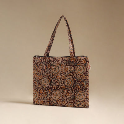 Maroon - Quilted Fabric Handcrafted Handbag 17