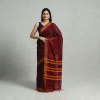 Mercerised Cotton Thread Border Dharwad Saree 36