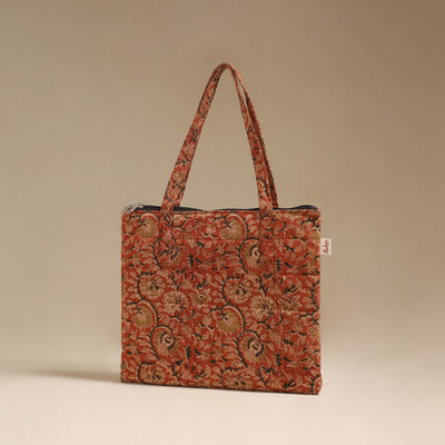 Orange - Quilted Fabric Handcrafted Handbag 22