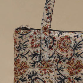 Beige - Quilted Fabric Handcrafted Handbag 23