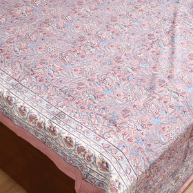 Sanganeri Hand Block Print Cotton Double Bedsheet Set (108 x 90 in) 45