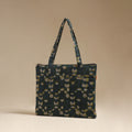 Blue - Quilted Fabric Handcrafted Handbag 25