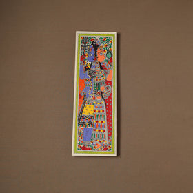 Handpainted Madhubani Painting by Santosh Paswan (22 x 7 in) 14