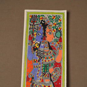 Handpainted Madhubani Painting by Santosh Paswan (22 x 7 in) 14