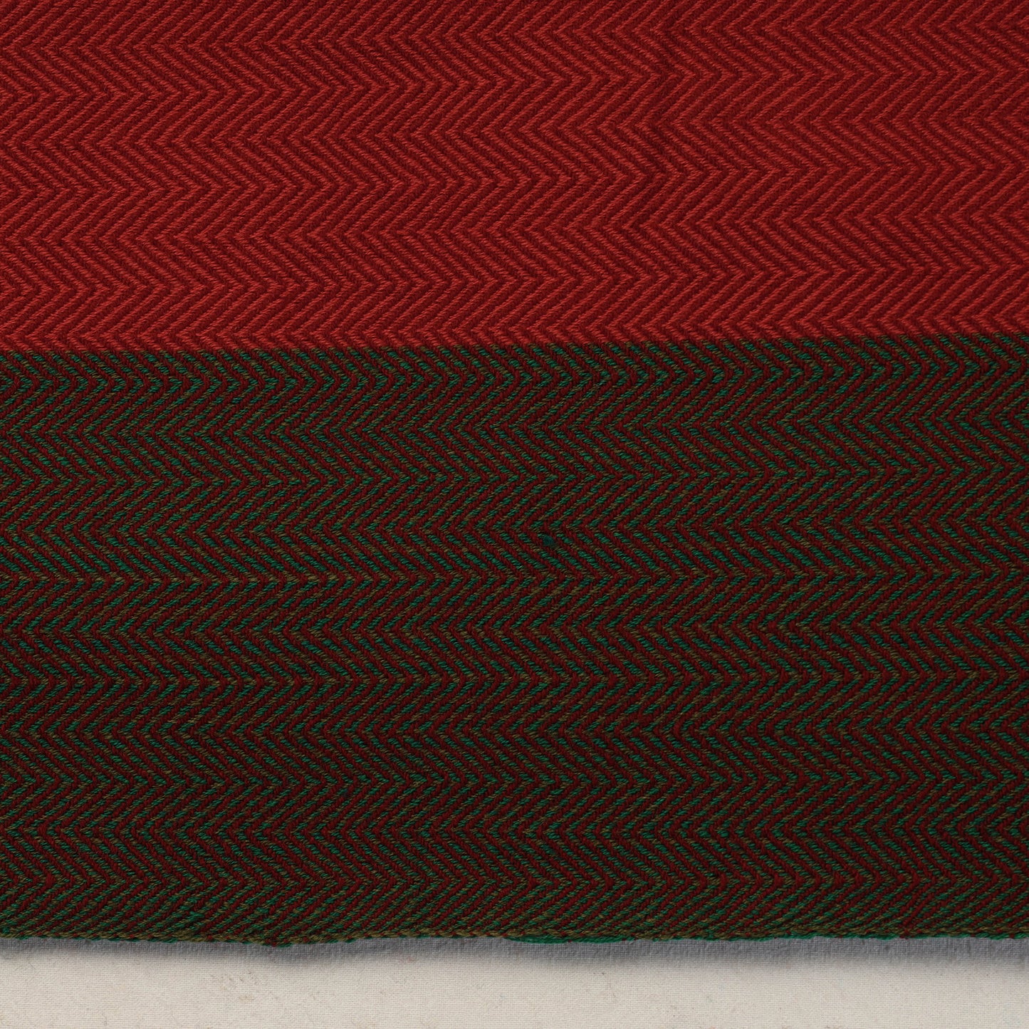 Red - Kumaun Handwoven Pure Merino Woolen Fabric
