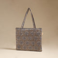 Brown - Quilted Fabric Handcrafted Handbag 28