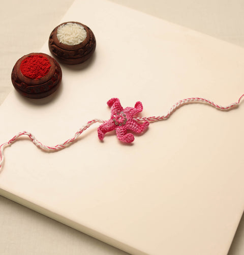Handmade Crochet Work Rakhi