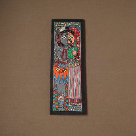 Handpainted Madhubani Painting by Santosh Paswan (22 x 7 in) 19