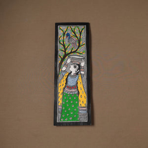Handpainted Madhubani Painting by Santosh Paswan (22 x 7 in) 18