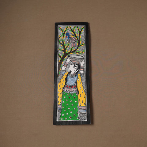 Handpainted Madhubani Painting by Santosh Paswan (22 x 7 in) 18
