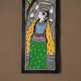 Handpainted Madhubani Painting by Santosh Paswan (22 x 7 in) 18