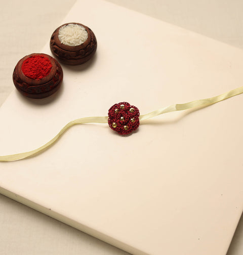 Handmade Crochet Work Rakhi
