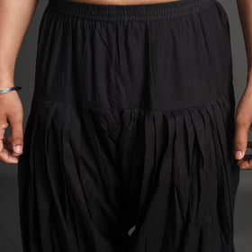 Buy Black Plain Cotton Traditional Men's Patiala
