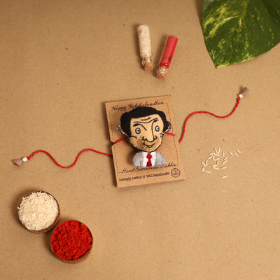 Mr. Bean - Handmade Felt Kids Rakhi