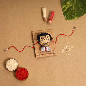  Mr. Bean - Handmade Felt Kids Rakhi