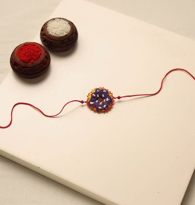 Handmade Bead & Felt Work Kids Rakhi