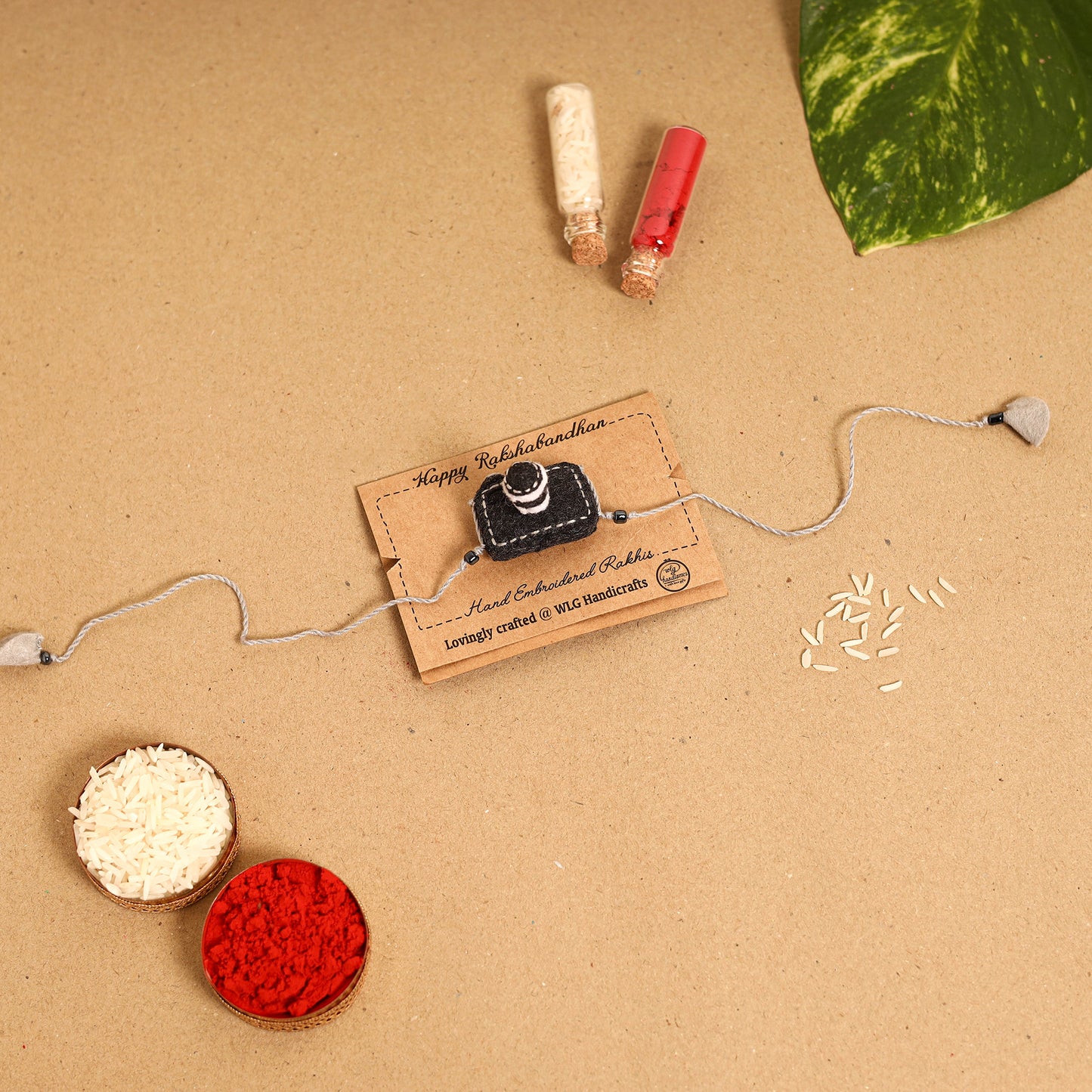  Camera - Handmade Felt Kids Rakhi