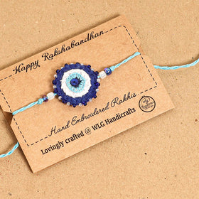  Nazar battu - Handmade Felt Rakhi