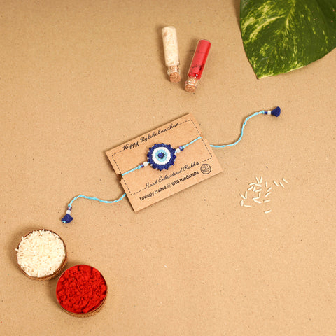  Nazar battu - Handmade Felt Rakhi