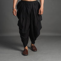 Black - Plain Cotton Dhoti For Men's 02