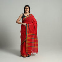 Mercerised Cotton Zari Border Dharwad Saree 43