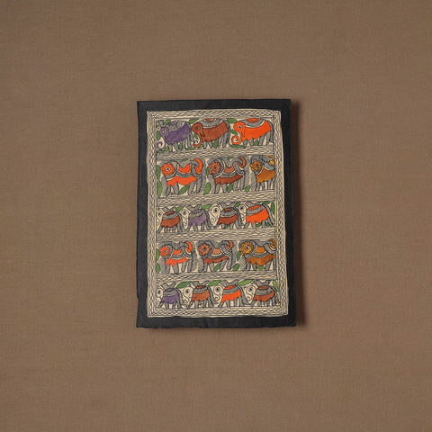 Handpainted Madhubani Painting by Santosh Paswan (10 x 7 in) 02