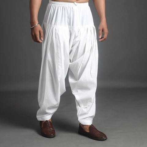 Plain Cotton Traditional Men Patiala 05