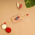  Leaf Ornament - Handmade Felt Rakhi 