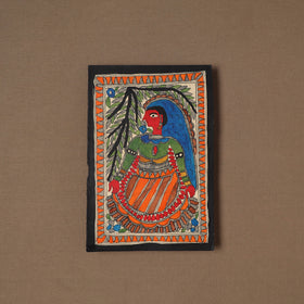 Handpainted Madhubani Painting by Santosh Paswan (10 x 7 in) 04