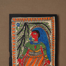 Handpainted Madhubani Painting by Santosh Paswan (10 x 7 in) 04