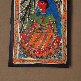 Handpainted Madhubani Painting by Santosh Paswan (10 x 7 in) 04