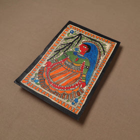 Handpainted Madhubani Painting by Santosh Paswan (10 x 7 in) 04
