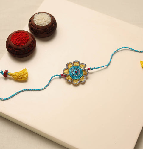Handmade Crochet Work Rakhi