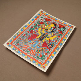 Handpainted Madhubani Painting by Santosh Paswan (15 x 11 in) 05