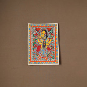 Handpainted Madhubani Painting by Santosh Paswan (15 x 11 in) 05