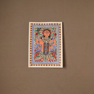 Handpainted Madhubani Painting by Santosh Paswan (15 x 11 in) 07