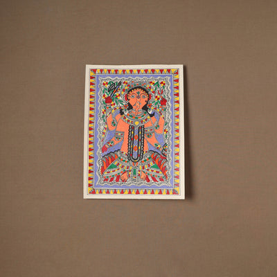 Handpainted Madhubani Painting by Santosh Paswan (15 x 11 in) 07