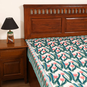 Sanganeri Hand Block Print Cotton Single Bedsheet (90 x 60 in) 58