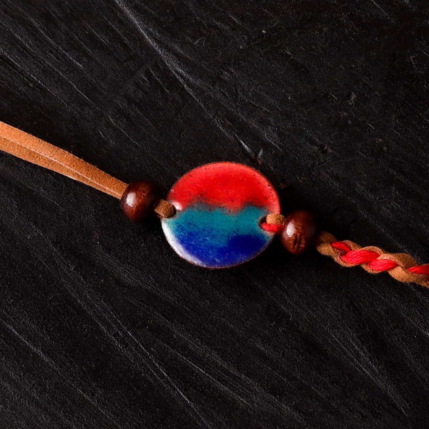 Rudra  - Copper Enamel Rakhi by Ekibeki 01