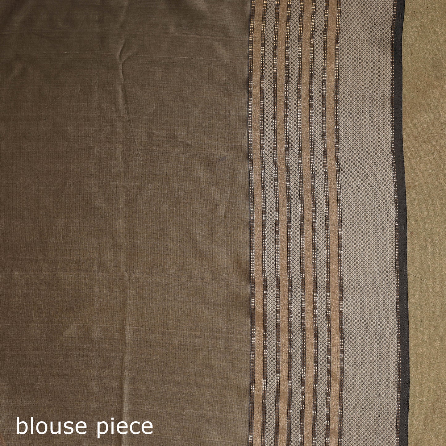 Orange - traditional handloom silk cotton maheshwari saree